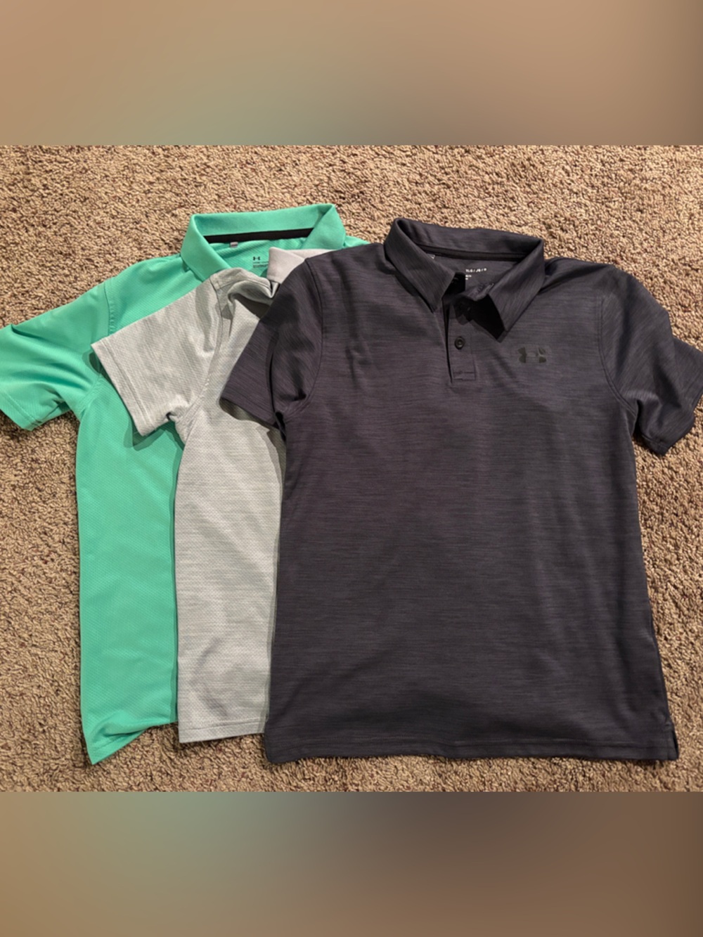 Under Armour Polo Set - Mint Green, Light Gray, Charcoal